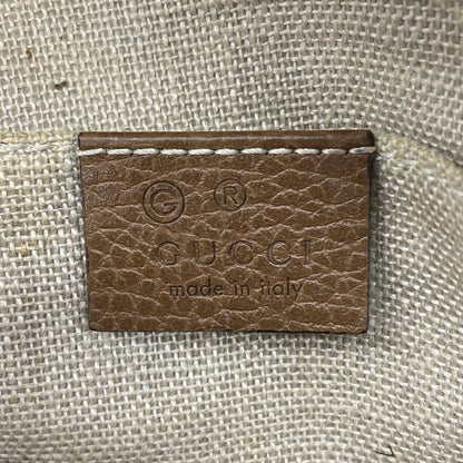 Gucci Gg Canvas Shoulder Bag 449413 Brown