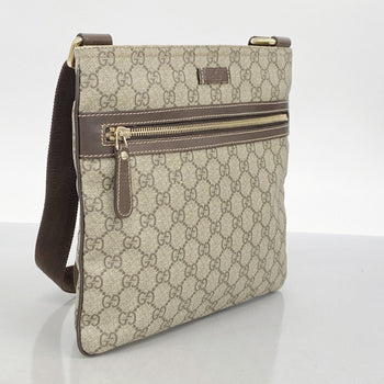 Gucci Gg Supreme Shoulder Bag 295257 Brown