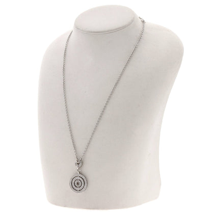Bvlgari Astrale Cerchi Diamond Necklace In 18K White Gold