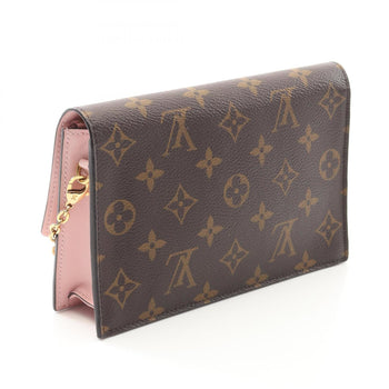 Louis Vuitton Portefeuille Flore Chain Shoulder Bag