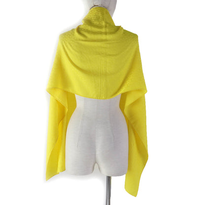 Hermes Cashmere And Silk H-Pattern Large Stole/Shawl
