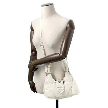 Prada Handbag Moon Leather 1Ba381 Prada Bag White