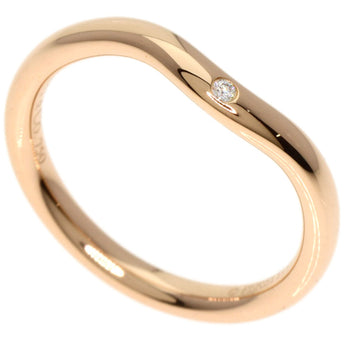 Tiffany Curved Band 1P Diamond Ring