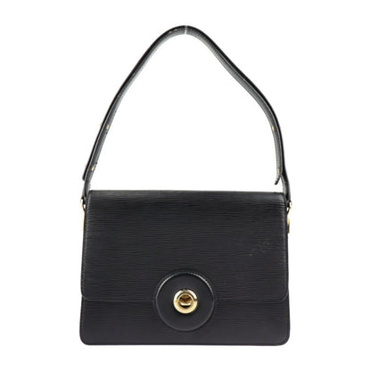 Louis Vuitton Free Run Shoulder Bag M52402 Epi Leather Black Gold Hardware Turnlock Vuitton
