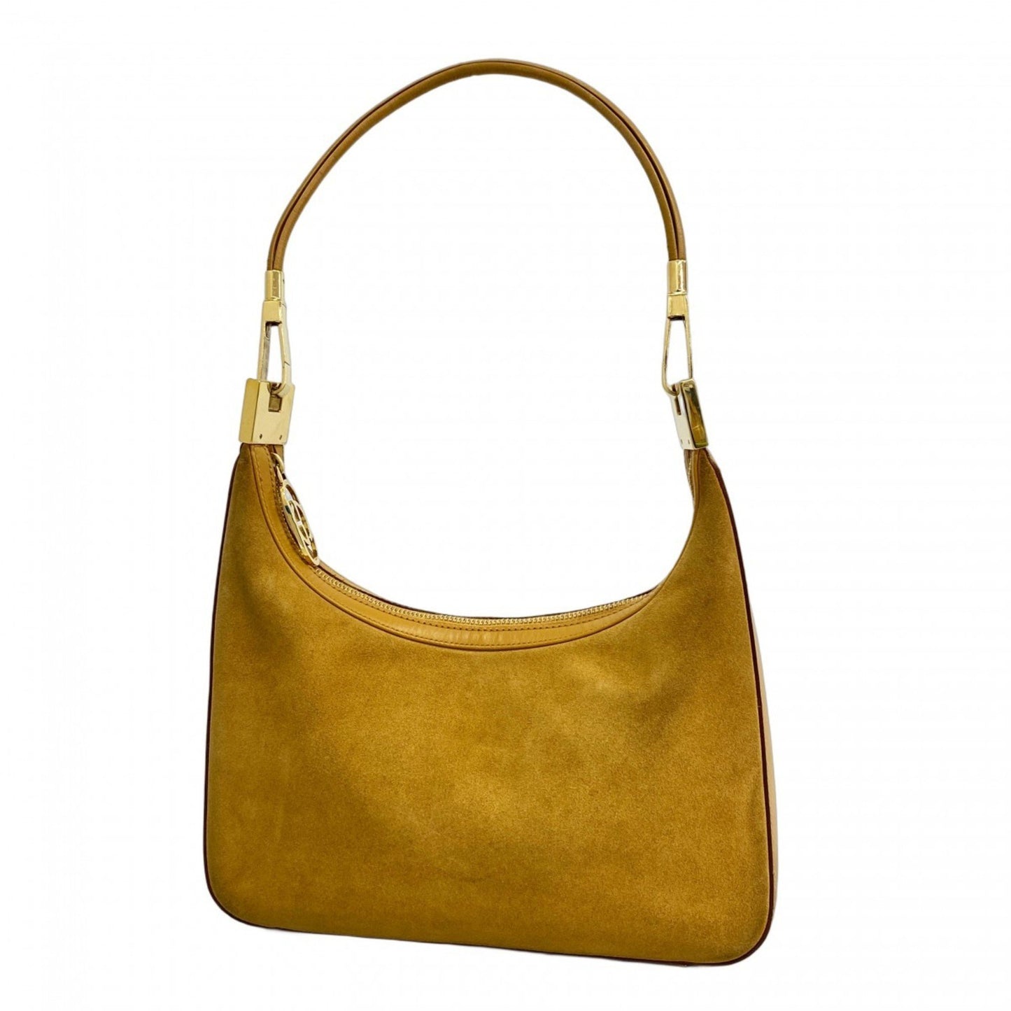 Gucci Shoulder Bag 001 3812 Suede Brown