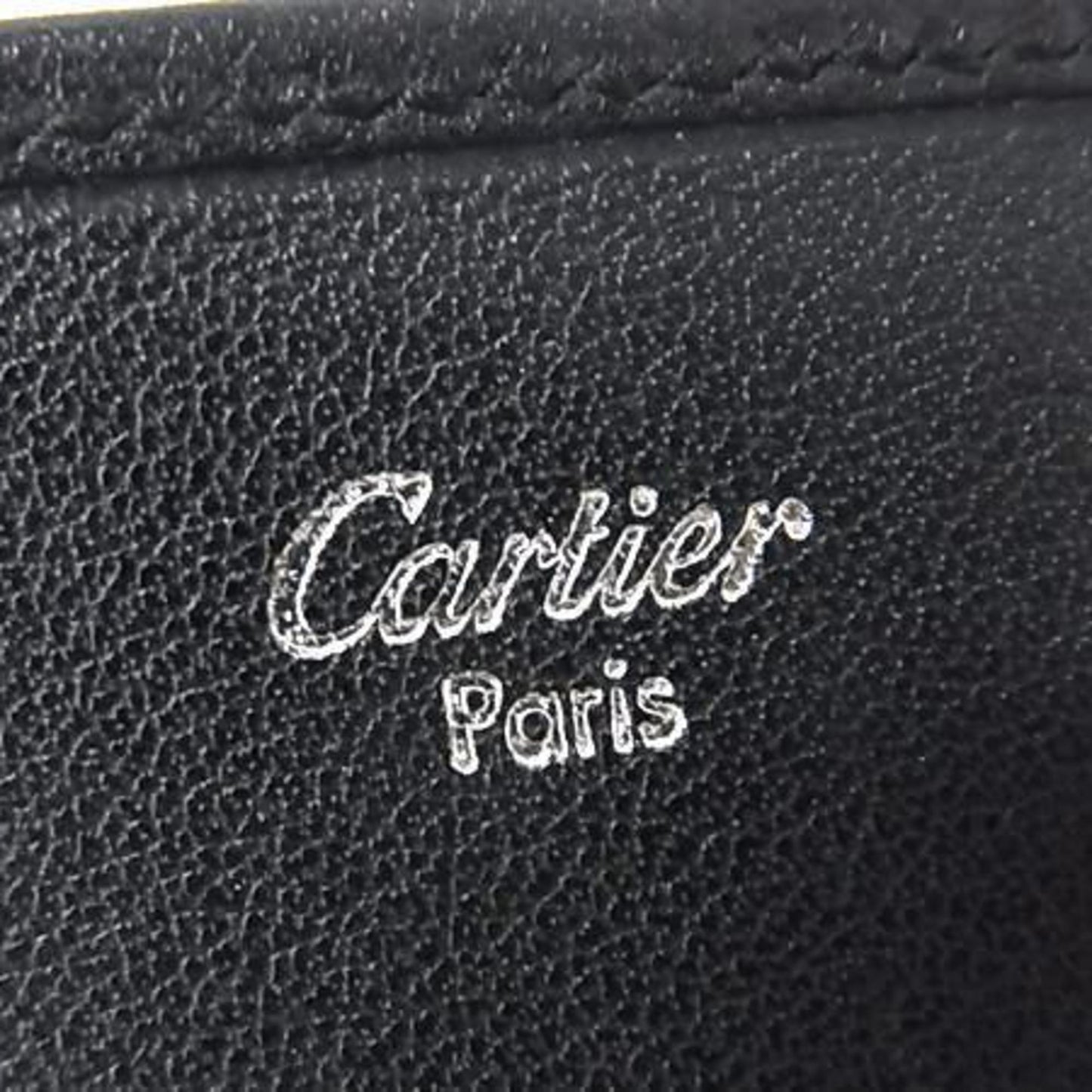 Cartier Trinity Black Leather