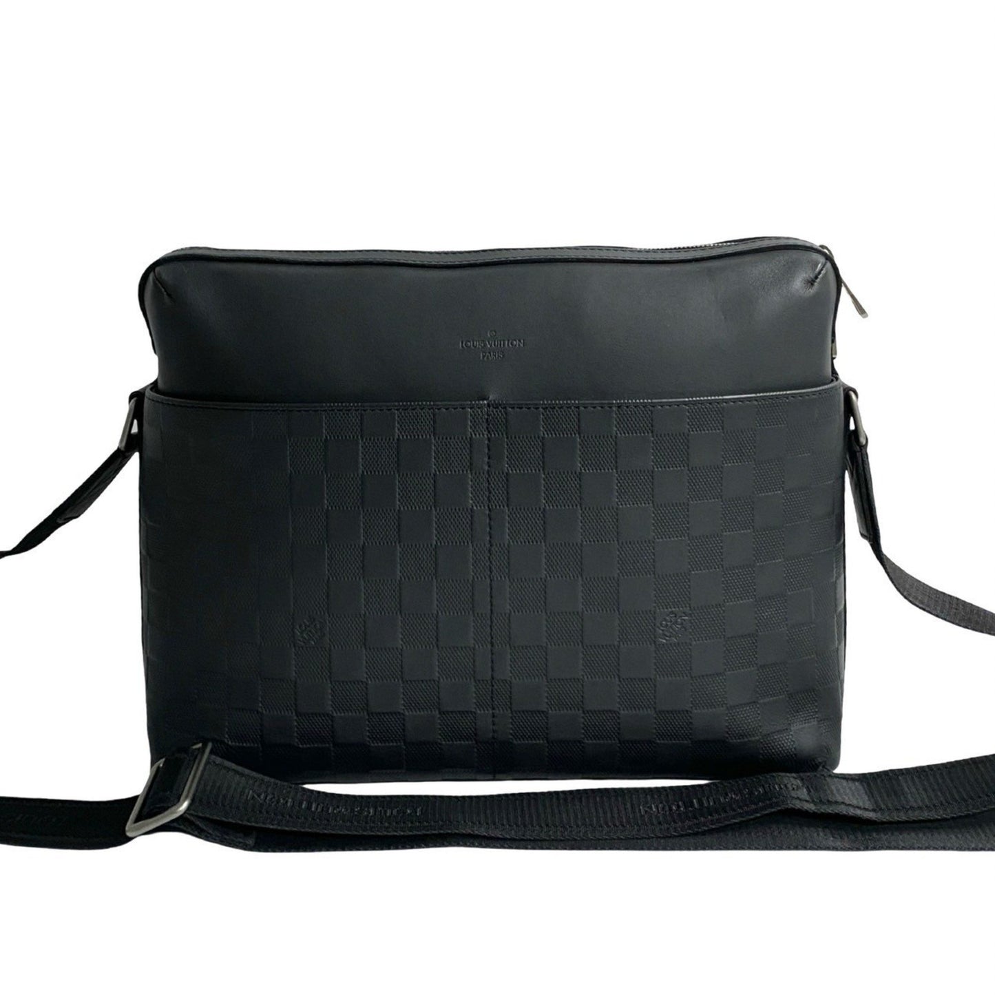 Louis Vuitton Calypso Mm Damier Infini Leather Shoulder Bag/Business Bag In Noir