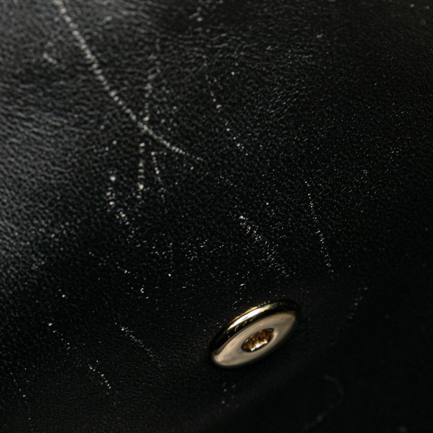 Chanel Matelasse Coco Mark Handbag In Black Caviar Skin