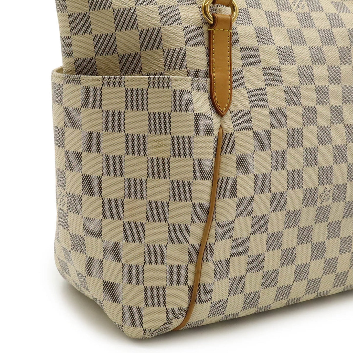 Louis Vuitton Damier Azur Totally Mm Tote Bag Shoulder N51262