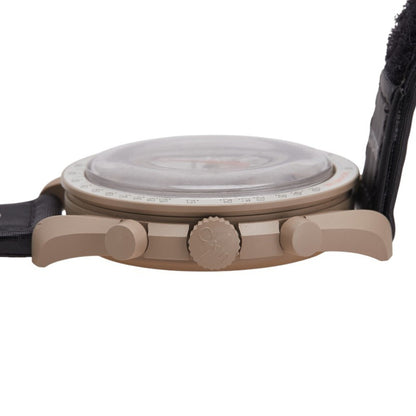 Omega X Swatch Speedmaster Moon Mission To Jupiter Watch So33C100 Quartz Movement Gray Dial Ceramic