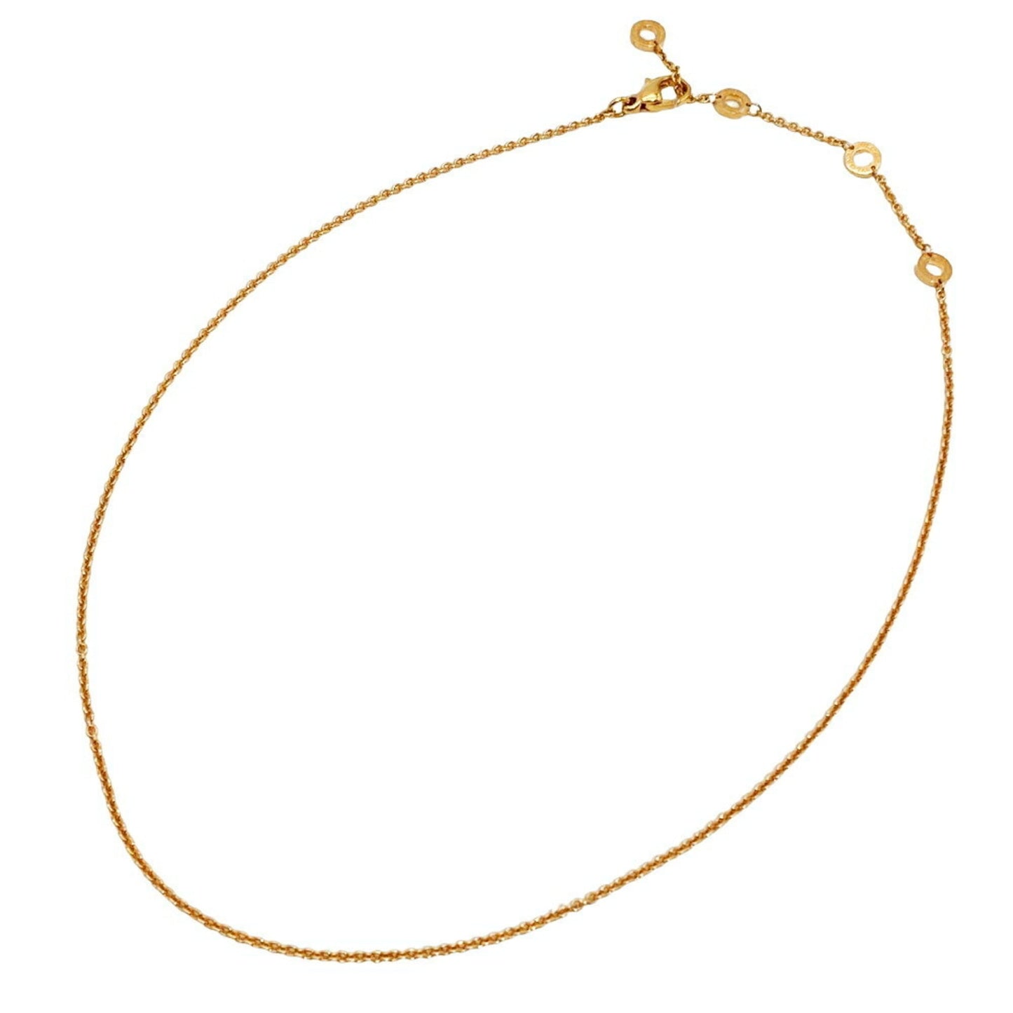 Bvlgari B.Zero1 Necklace 18Kpg 7.8G Pink Gold Chain Only Choker