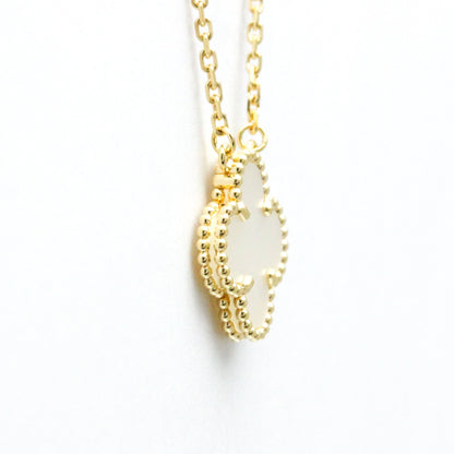 Van Cleef & Arpels Vintage Alhambra Necklace Yellow Gold (18K) Mother Of Pearl Men