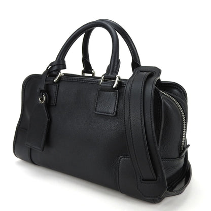 Loewe Handbag Amazona 28 Leather Black Anagram