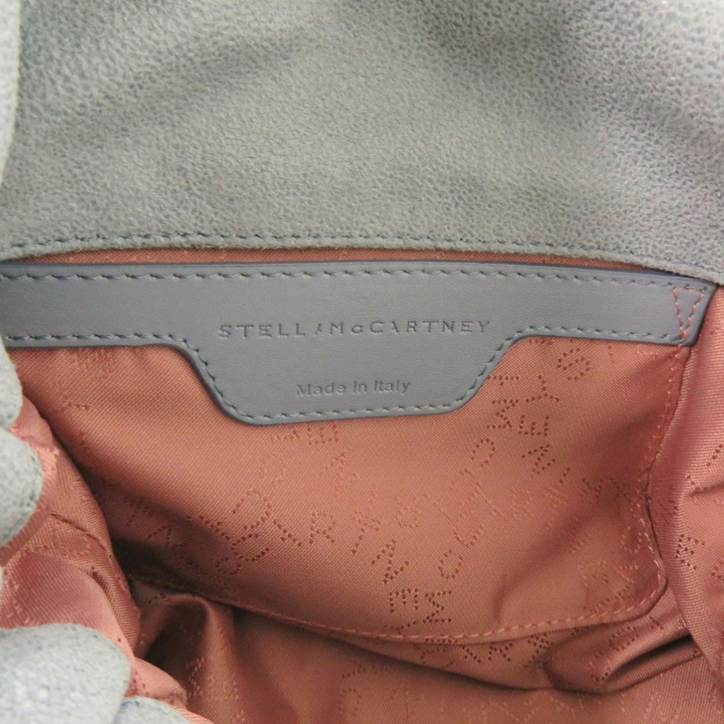 Stella Mccartney 2-Way Falabella Polyester Light Blue Chain Shoulder Bag 0241