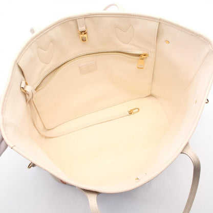 Louis Vuitton Neverfull Mm Shoulder Bag Leather Monogram Empreinte