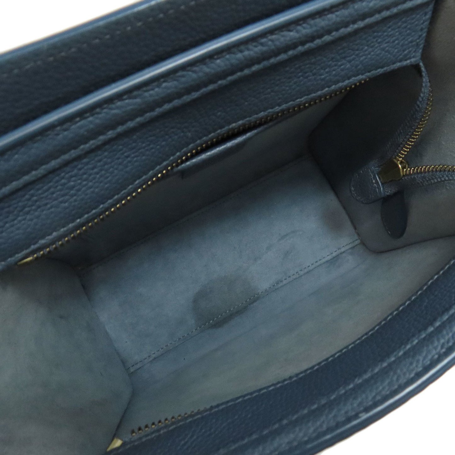 Celine Luggage Nano Handbag In Calfskin