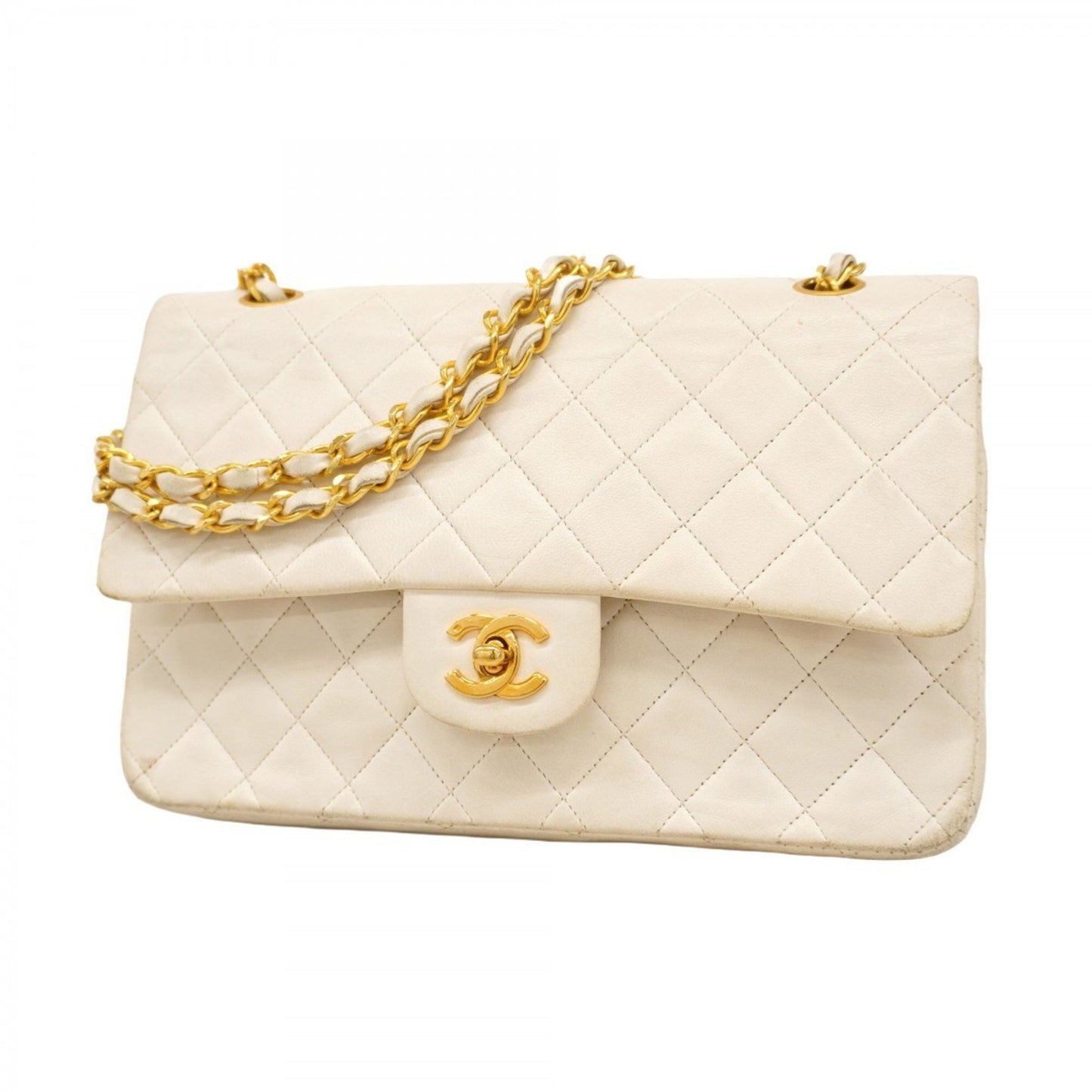 Chanel Matelasse Shoulder Bag With Double Flap And Chain