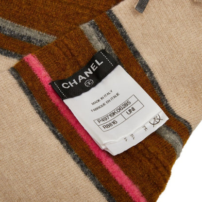 Chanel Striped Scarf