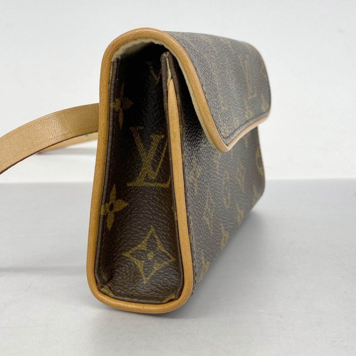 Louis Vuitton Monogram Pochette Florentine Waist Bag M51855 Brown