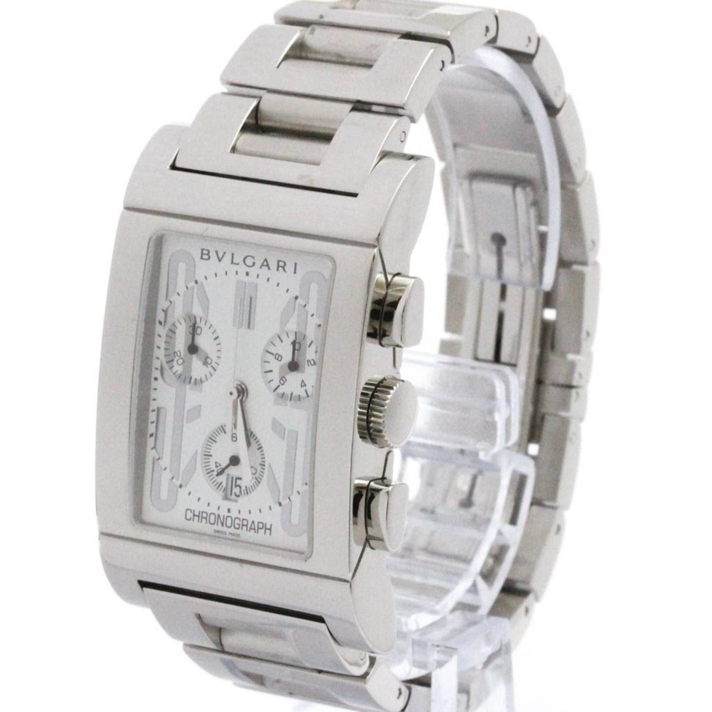 Bvlgari Rettangolo Stainless Steel Quartz