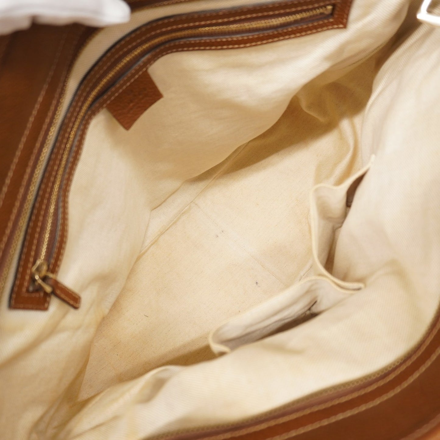 Gucci Gg Canvas Tote Bag 323671 Brown Champagne