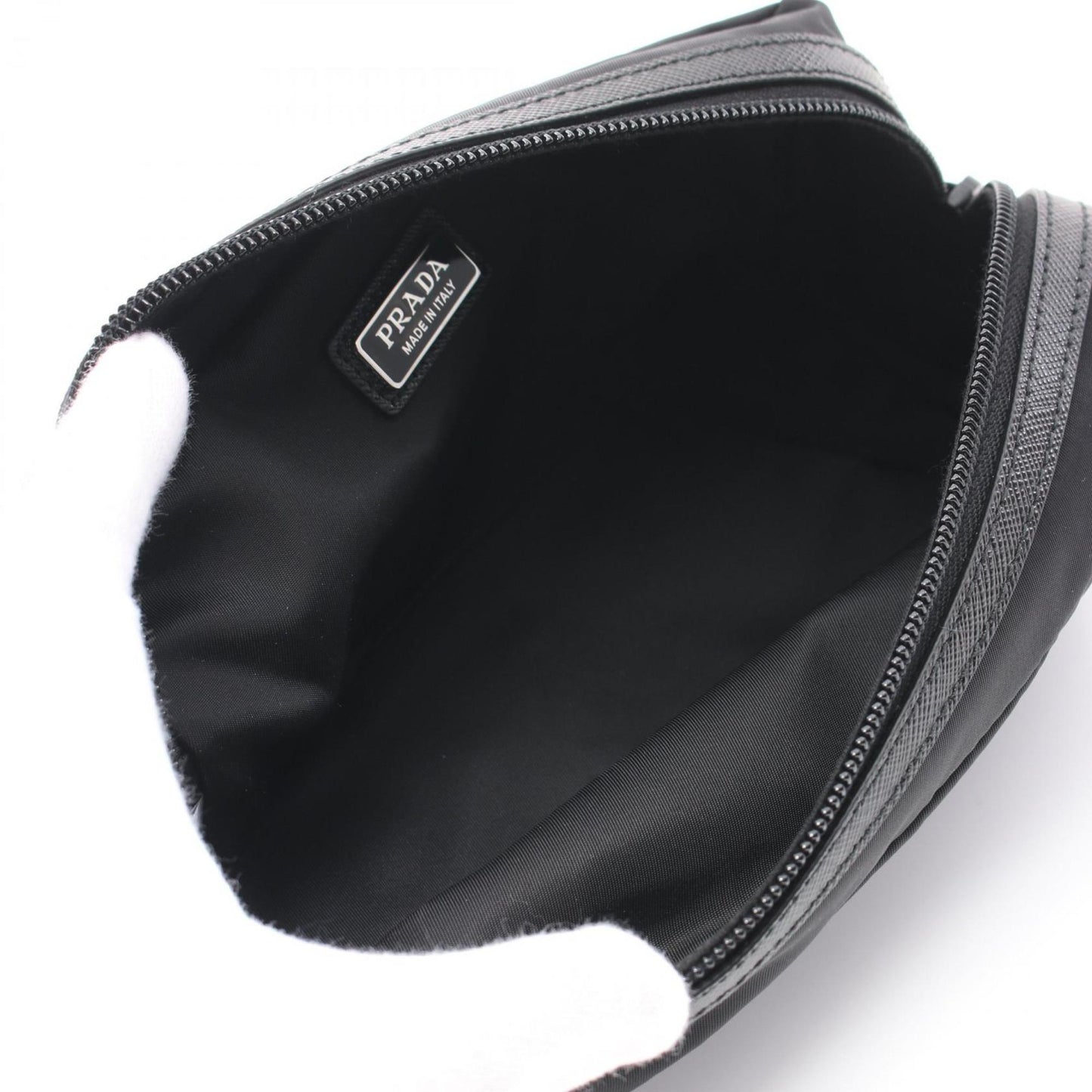 Prada Triangle Pouch Bag Nylon