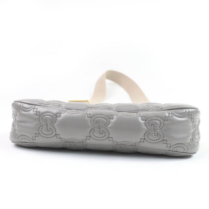 Gucci 735049 Gg Matelasse Leather 2-Way Handbag/Shoulder Bag