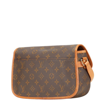 Louis Vuitton Monogram Sologne Shoulder Bag M42250 Brown Leather