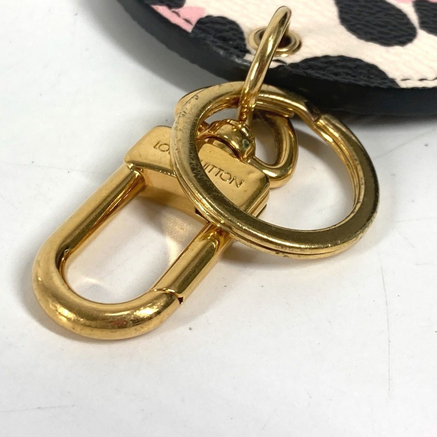 Louis Vuitton Mp3070 Porte Cle Illustre Wild At Heart Bag Charm Keychain Leather