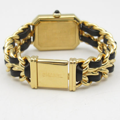 Chanel Premiere S Watch Gp (Gold Plated) Leather