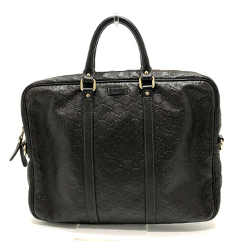 Gucci 201480 Sima Line Bag Business Bag Briefcase Brown