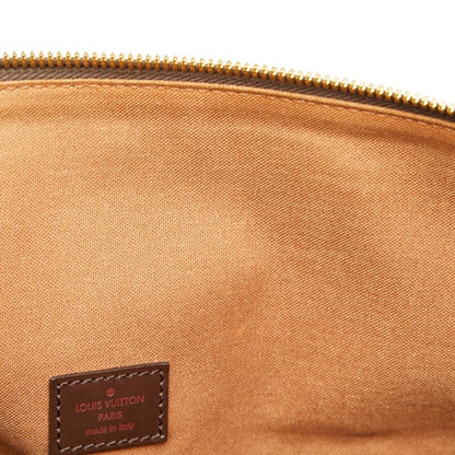 Louis Vuitton Damier Vase Lav Boston Bag N41537 Brown Leather