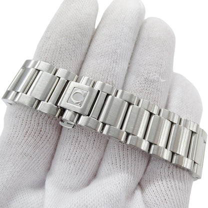 Omega Seamaster Aqua Terra 2518.50 Boys' Brand Watch Date Quartz Qz Stainless Steel Ss Silver Black