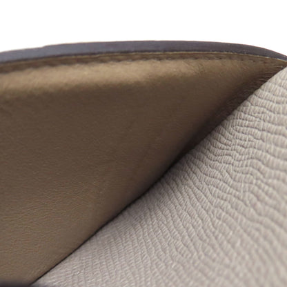 Hermes Herms Bearn Compact Silver Hardware Bifold Wallet Epson