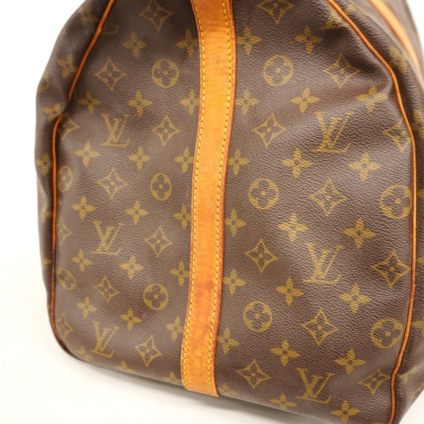 Louis Vuitton Monogram Keepall Bandouliere 60 Boston Bag M41412 Brown