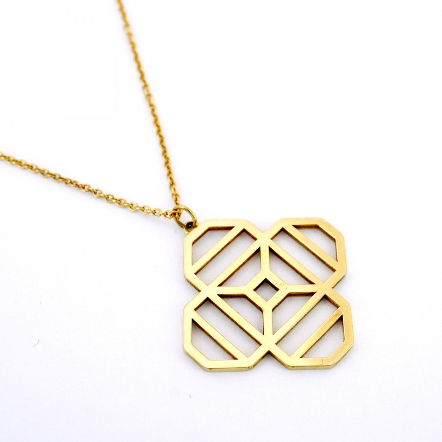 Tiffany Flower Necklace In 18Kyg Yellow Gold