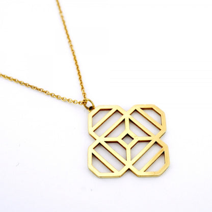 Tiffany Flower Necklace In 18Kyg Yellow Gold