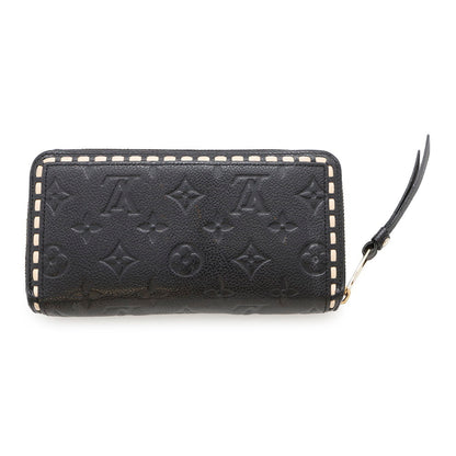 Louis Vuitton Long Wallet Monogram Empreinte Zippy M64805 Louis Vuitton Black