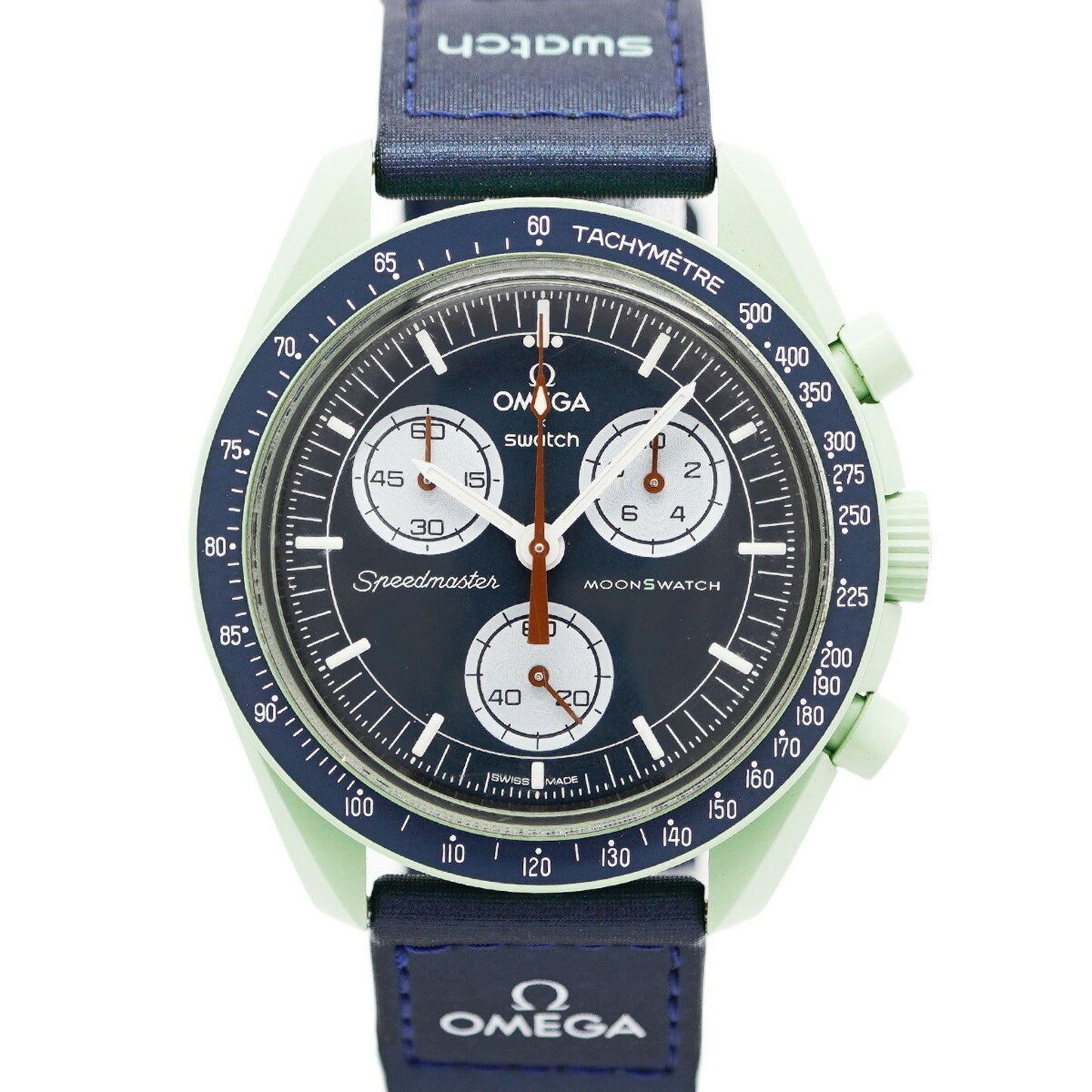 Swatch X Omega Mission On Earth So33G100 Navy Dial