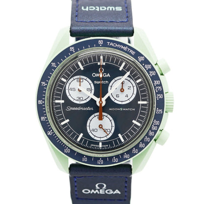 Swatch X Omega Mission On Earth So33G100 Navy Dial