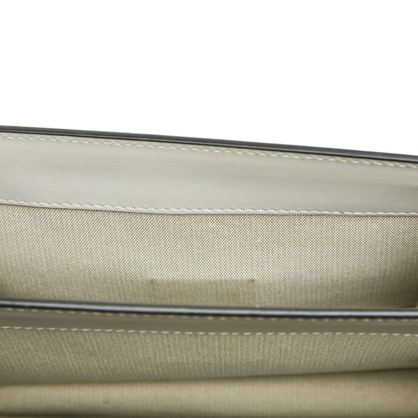 Marni Trunk Shoulder Bag Gray Leather