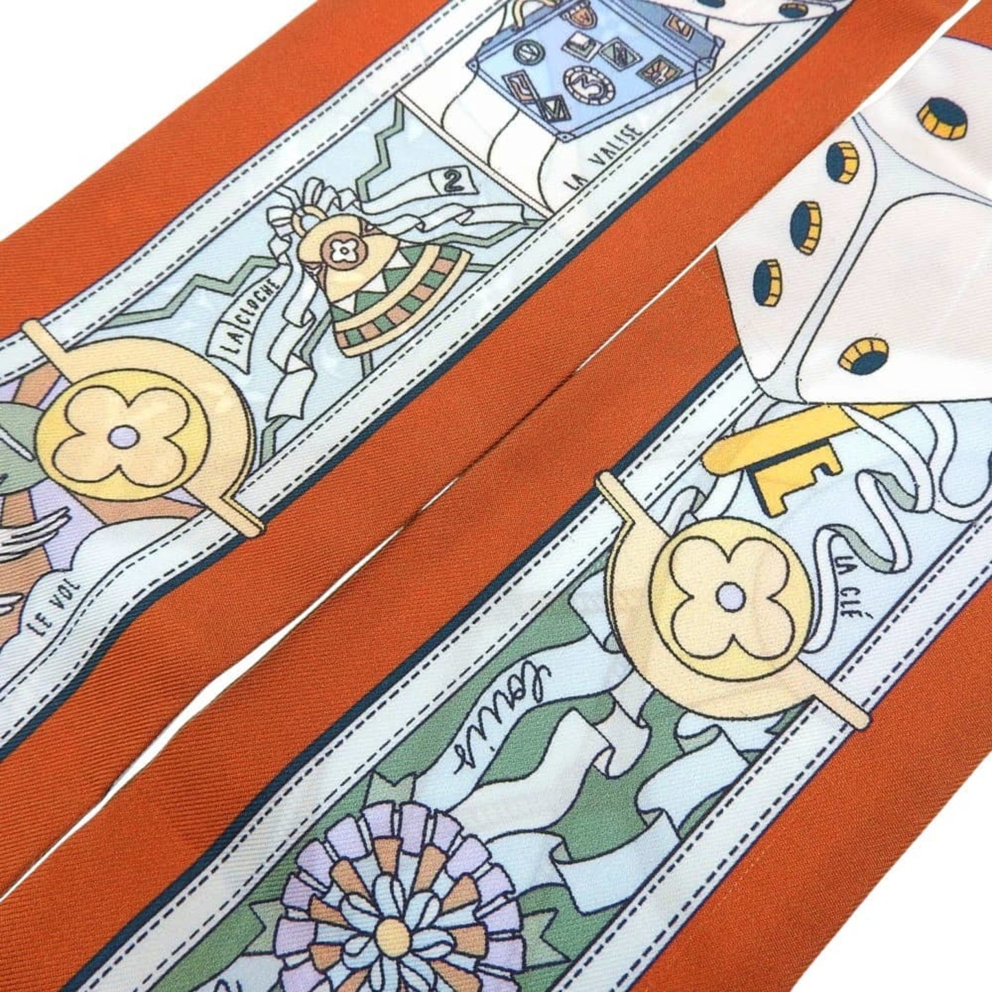 Louis Vuitton Lv Journey Twilly Bandeau M93332 Monogram Print Scarf/Muffler