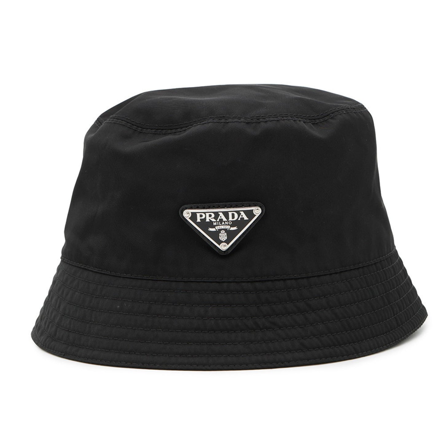 Prada Re-Nylon Triangle Bucket Hat