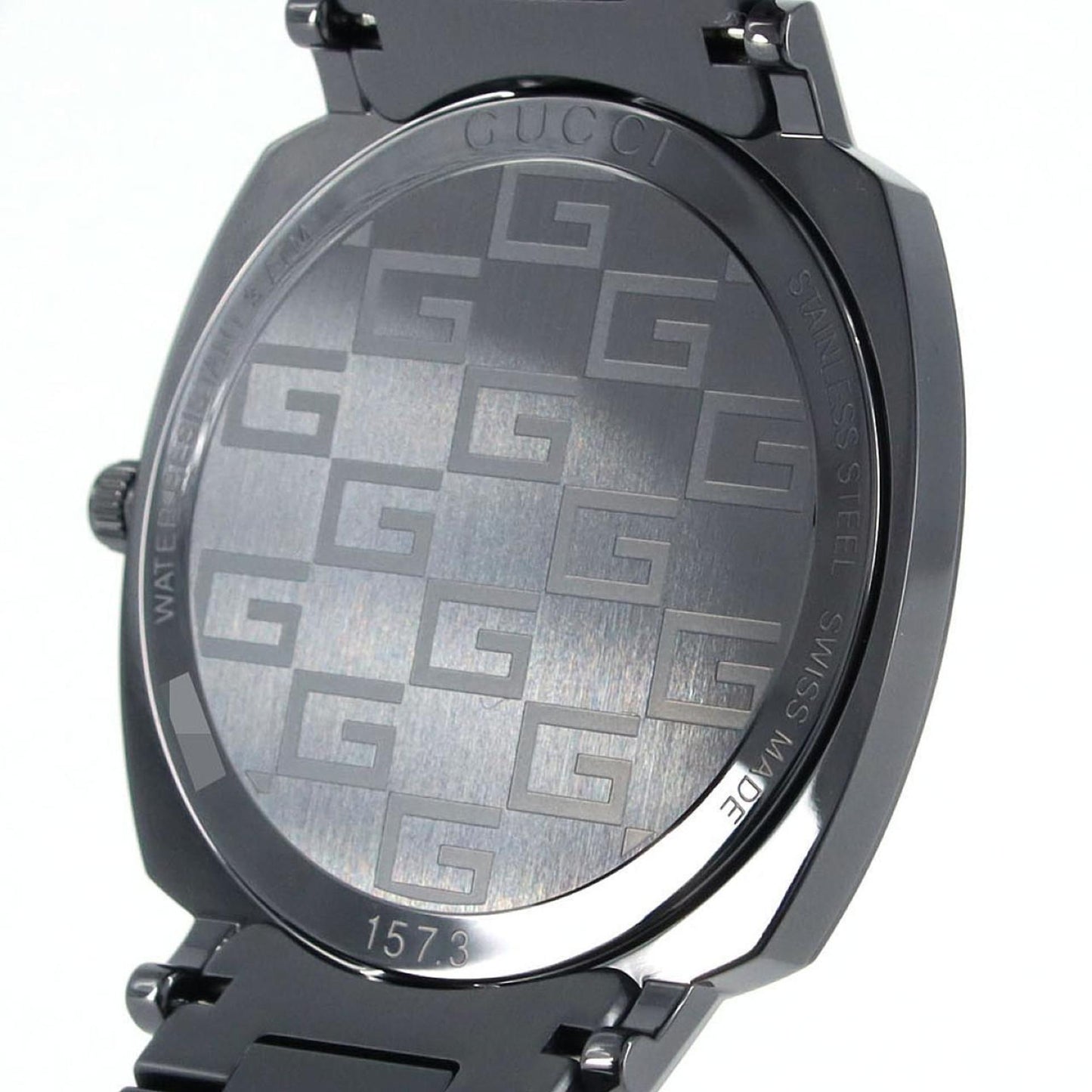 Gucci Grip Pvd 157.3 Ya157429 Ss Wristwatch Quartz