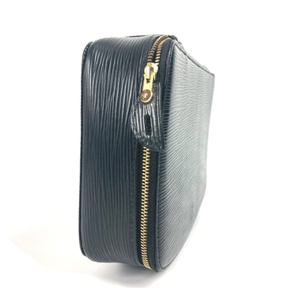 Hermes M48362 Epi Poche Monte Carlo Makeup Pouch Jewelry Case Multi-Pouch Leather