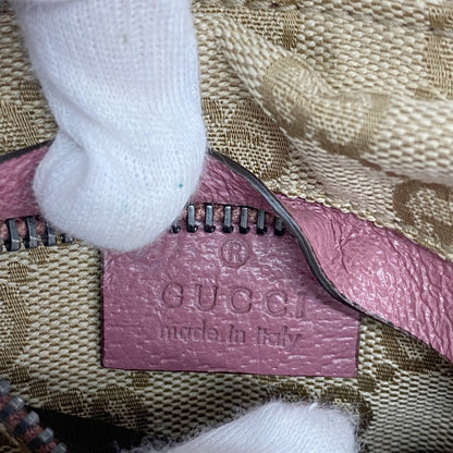 Gucci Waist Bag Gg Canvas 162962 Beige Pink