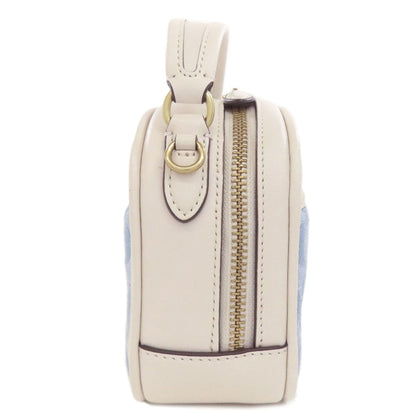 Coach C4688 Signature Handbag Denim Leather