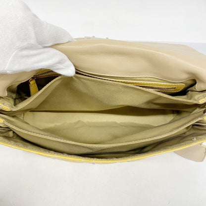 Christian Dior Cannage Enamel Shoulder Bag