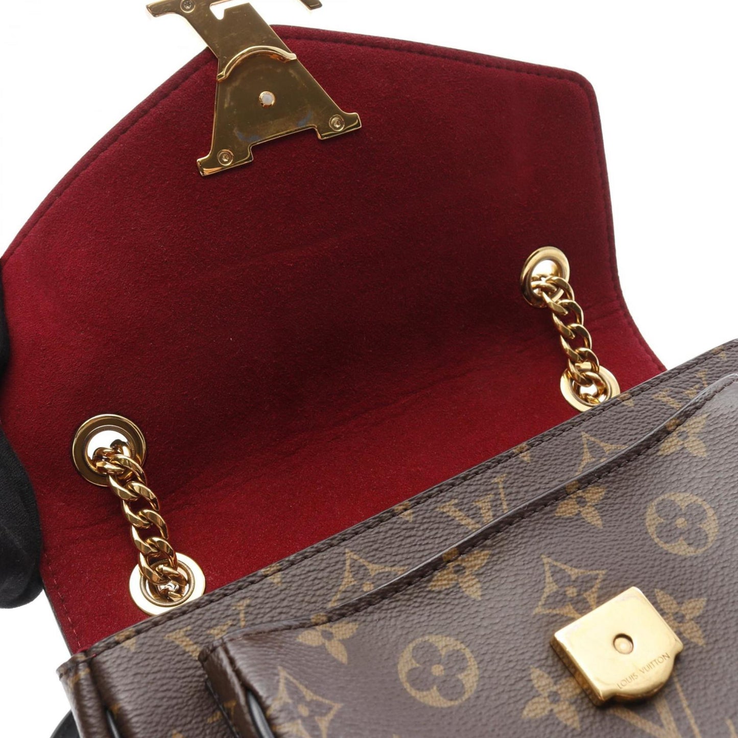 Louis Vuitton Passy Shoulder Bag Coated Canvas Leather Monogram