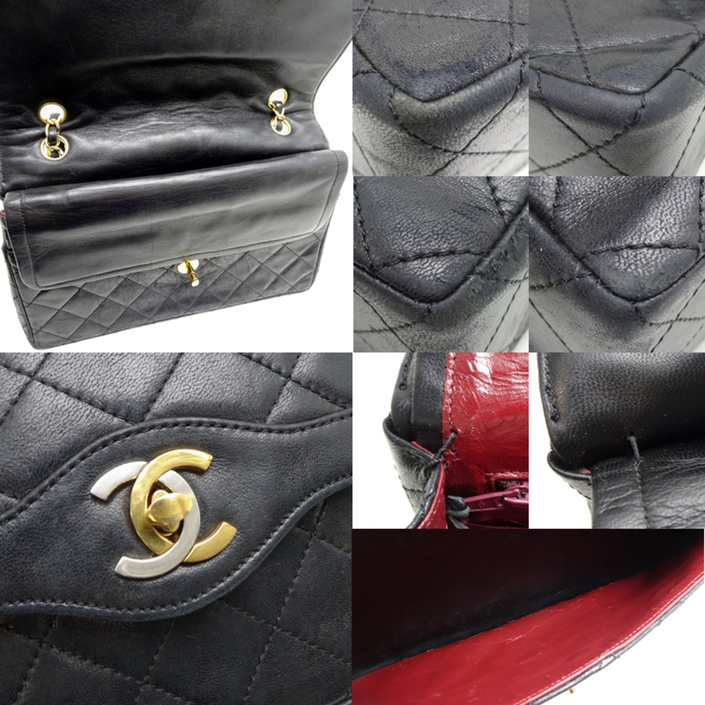 Chanel Paris Exclusive Matelasse Chain Shoulder Bag In Black Lambskin